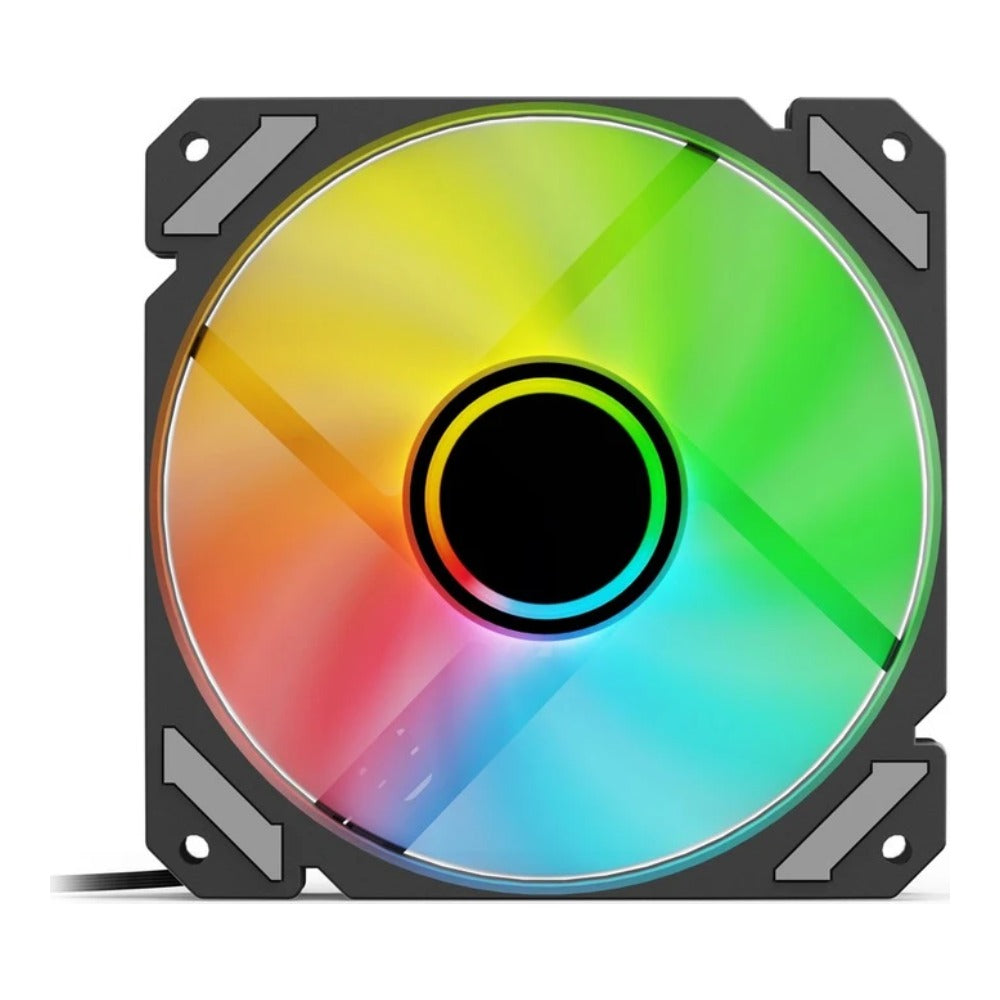 Sharkoon Shark Mirror Rgb Pwm Reverse schwarz 120 mm - Gehäuse - Lüfter - 500 rpm - Kühler
