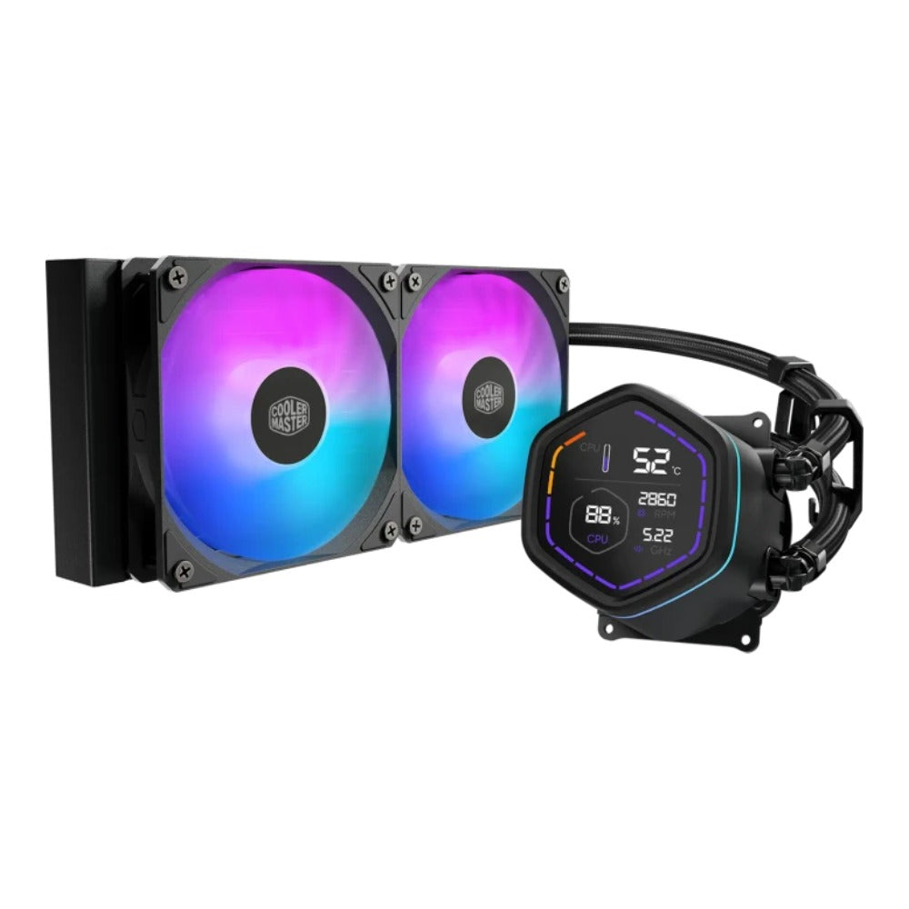 Cooler Master WAK MasterLiquid Core Nex Digital 240 ARGB - AMD Sockel AM5 (Ryzen Zen4) - Intel Sockel 1851 (Core Ultra 100&200) - Kühler