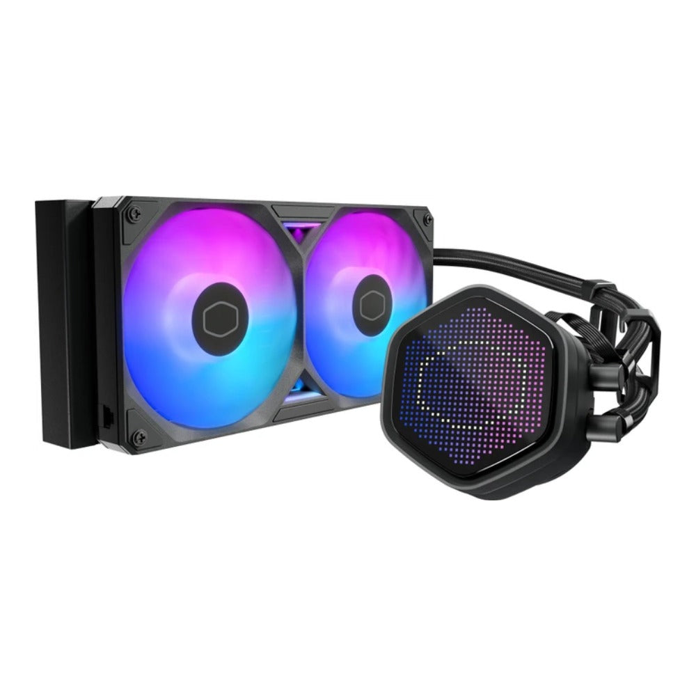 Cooler Master WAK MasterLiquid 240 Atmos Ii Pixel LCD - 36 dB - AMD Sockel AM4 (Ryzen) - Kühler
