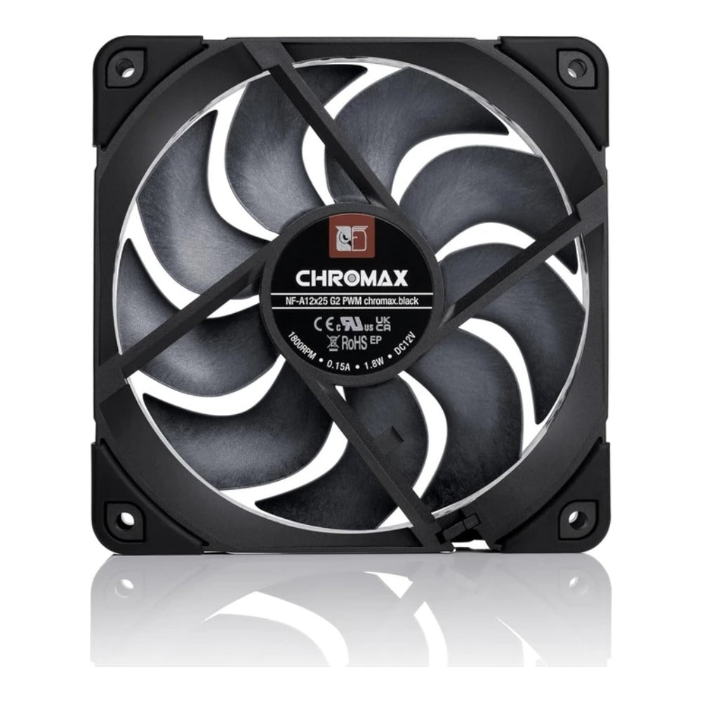 Noctua NF - A12x25 G2 PWM chromax.black - Kühler