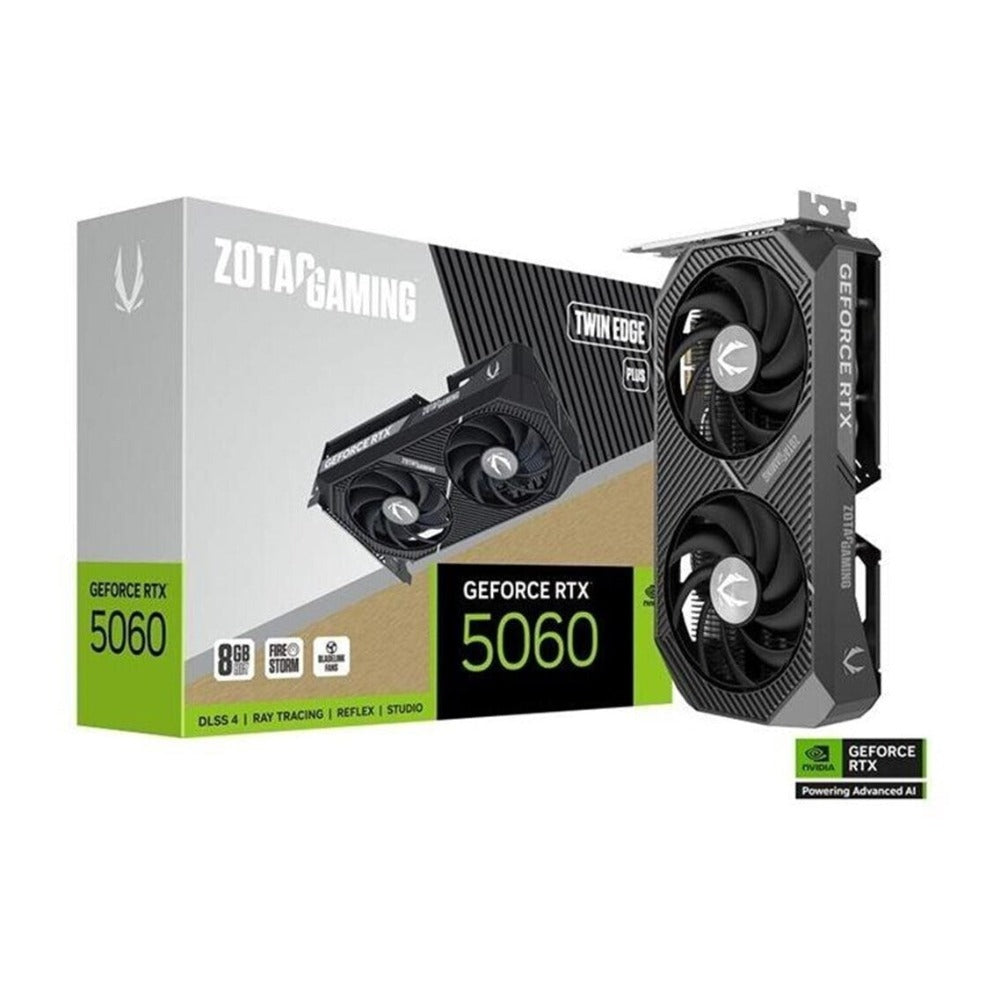 ZOTAC GAMING GeForce RTX 5060 Twin Edge GDDR7 - PCI - Express - Grafikkarte