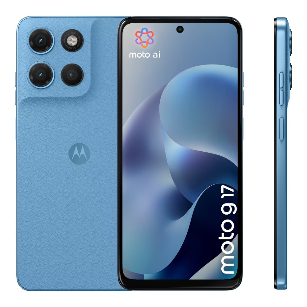 Motorola Mobility MOTO G17 8/256 ALASKAN BLUE - 256 GB - Mobiltelefon
