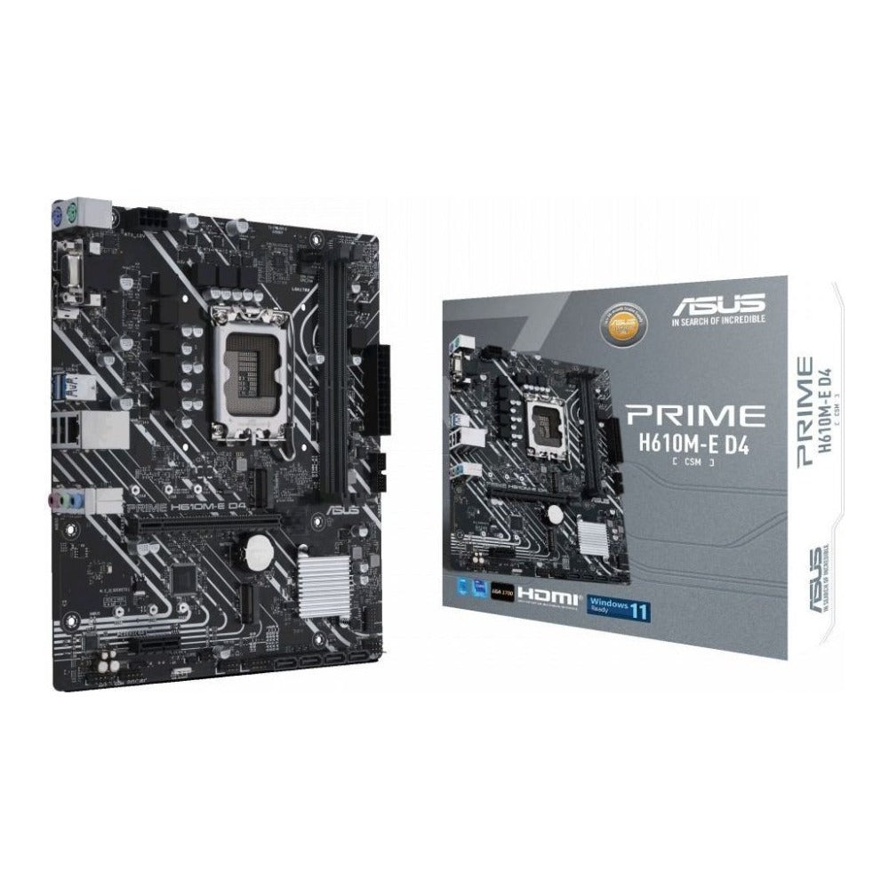 Asus - PRIME H610M-E D4-CSM - Mainboard