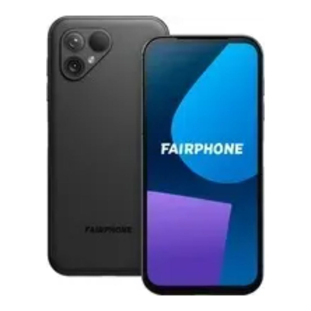 Fairphone 5 Matte Black Android 13 Dual SIM - 128 GB - Mobiltelefon