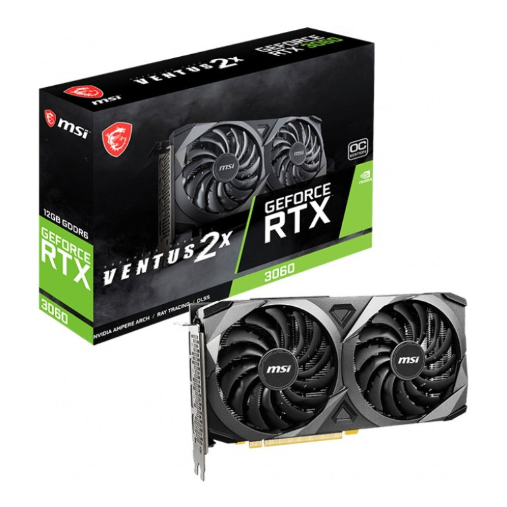 MSI - GeForce RTX 3060 VENTUS 2X 12G OC - Grafikkarte