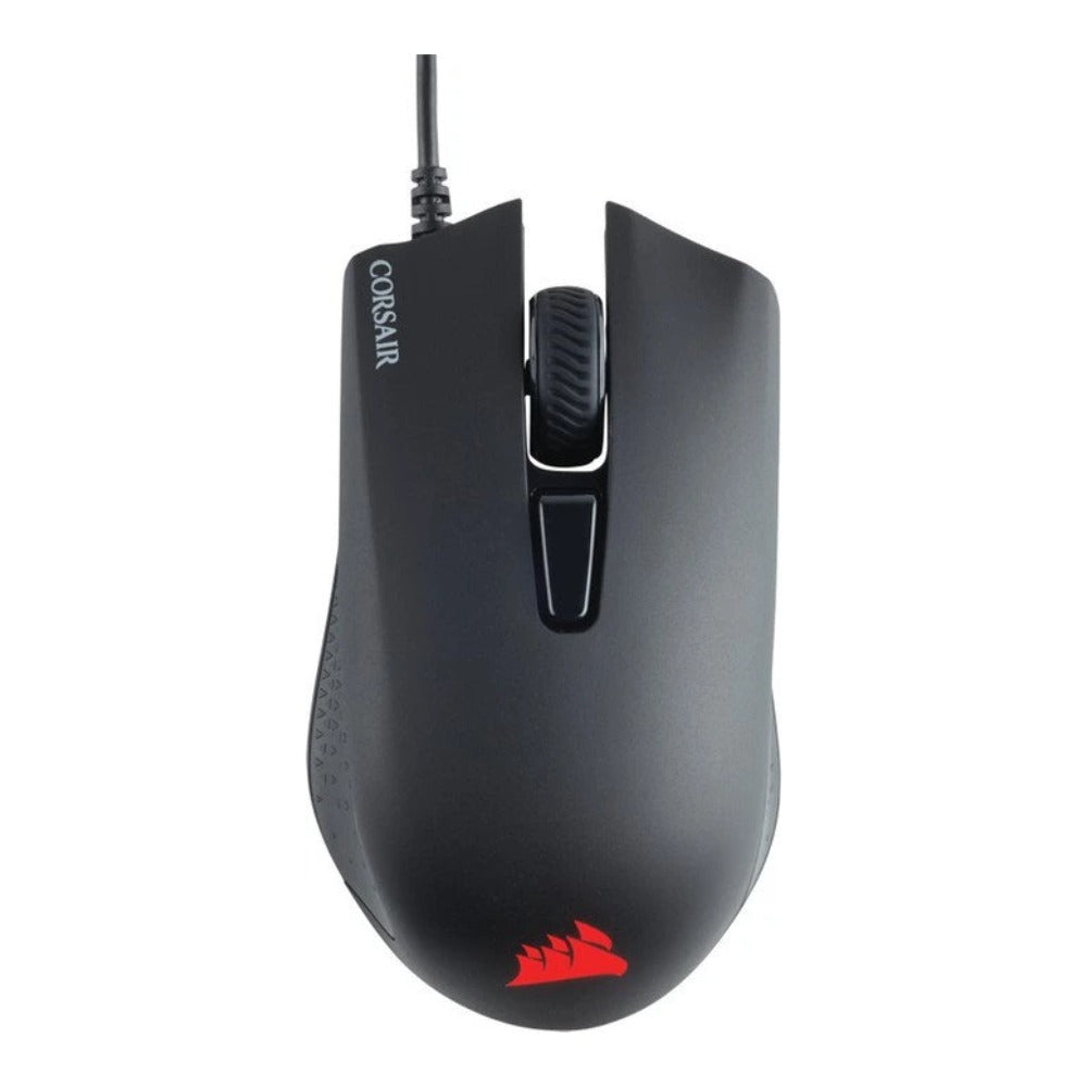 Corsair Harpoon RGB Pro - rechts - Optisch - USB Typ - A - 12000 DPI - Schwarz - Maus