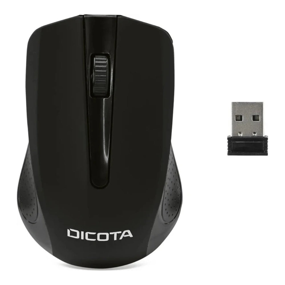 Dicota D31659 - Beidhändig - RF Wireless - 1000 DPI - Schwarz - Maus