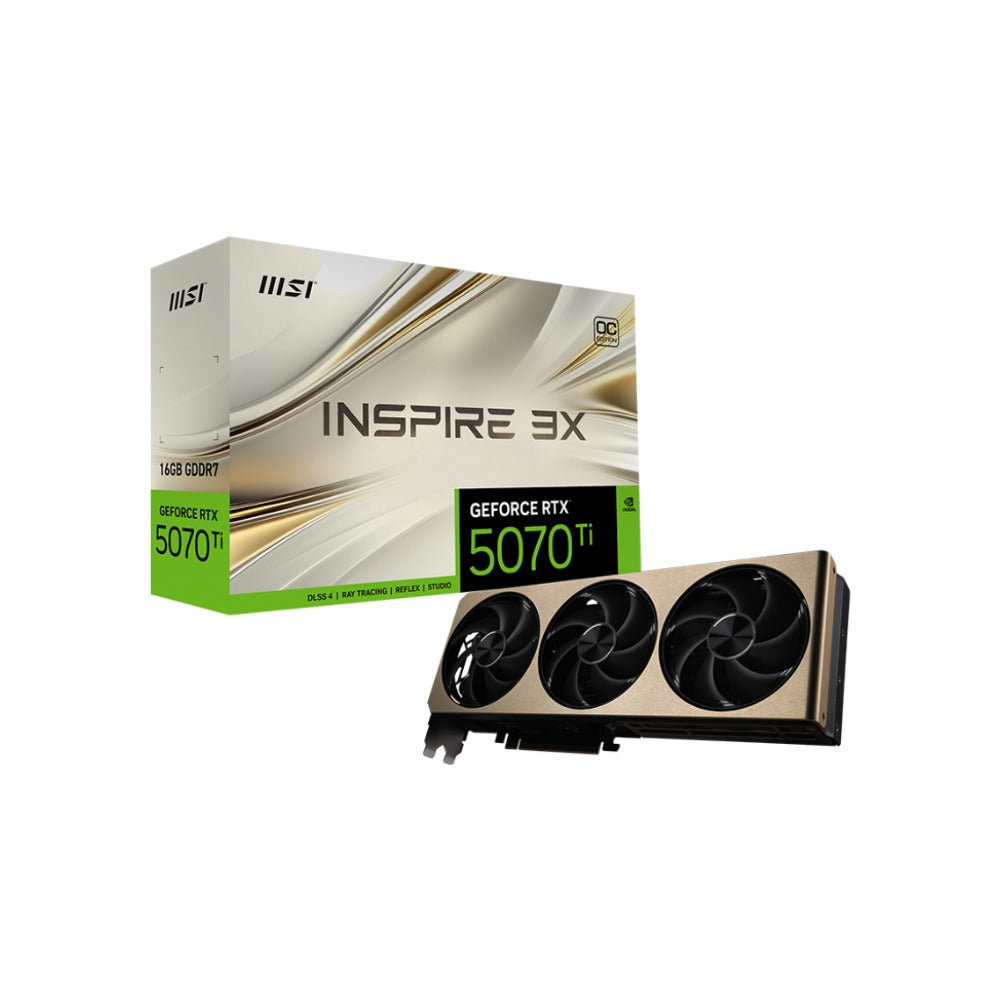 MSI GeForce RTX 5070 Ti 16G Inspire 3X OC Plus