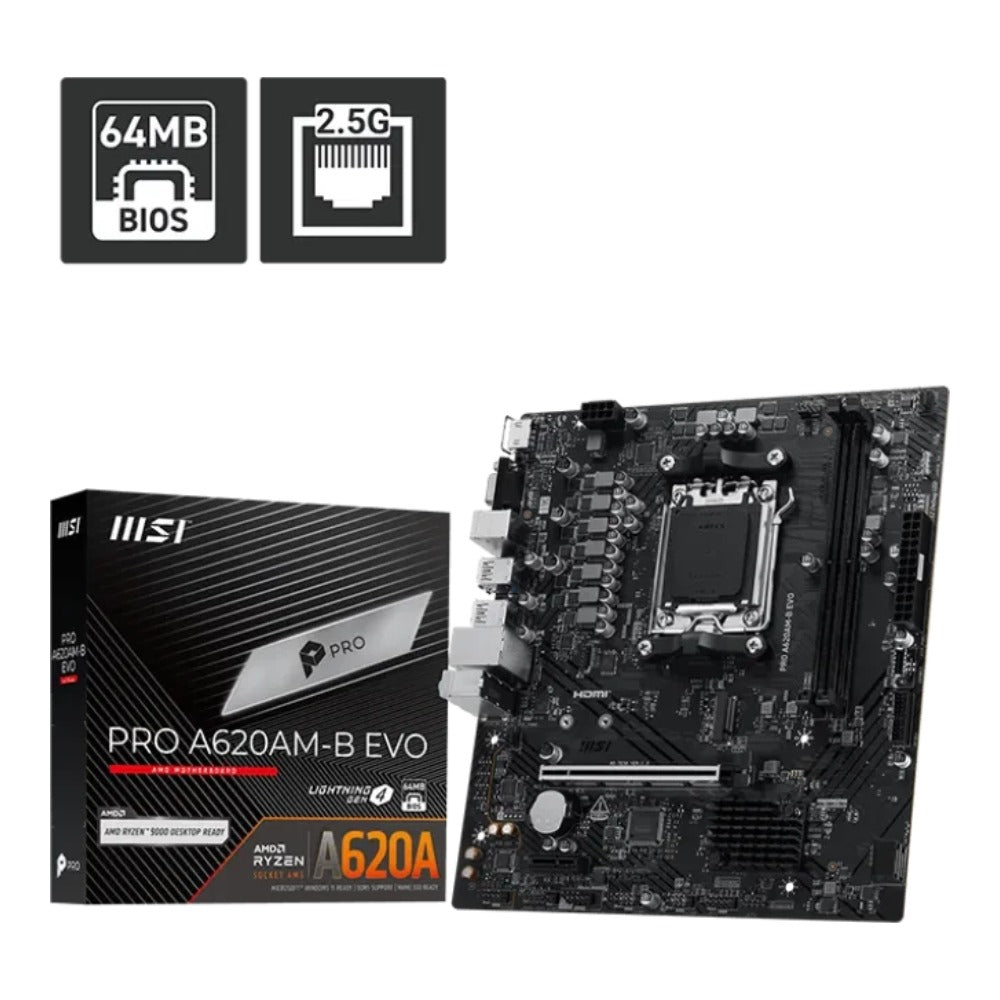 MSI - PRO A620AM-B EVO - Mainboard