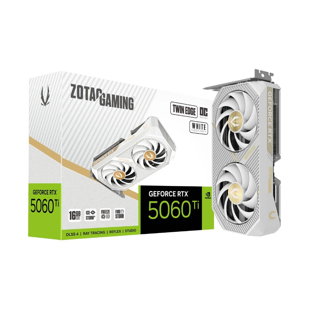 ZOTAC Rtx 5060 Ti Twin Edge Oc White GDDR - PCI - Express - Grafikkarte