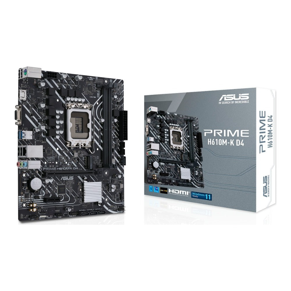 Asus - PRIME H610M-K D4 - Mainboard