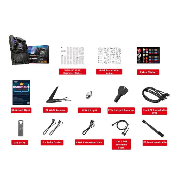 MSI MPG X870E Carbon WIFI - Mainboard - Gebraucht