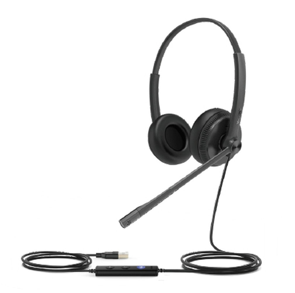 Yealink UH34 Dual UC Headset - Kabelgebunden - Büro/Callcenter - 20 - 20000 Hz - 118 g - Kopfhörer - Schwarz - Headset