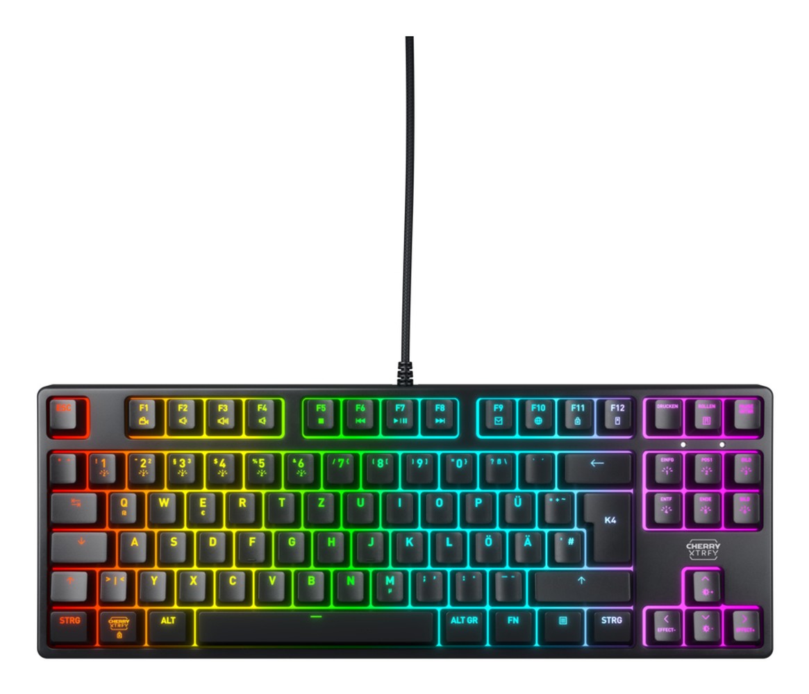 Xtrfy K4V2 TKL keyboard black - QWERTZ - Tastatur