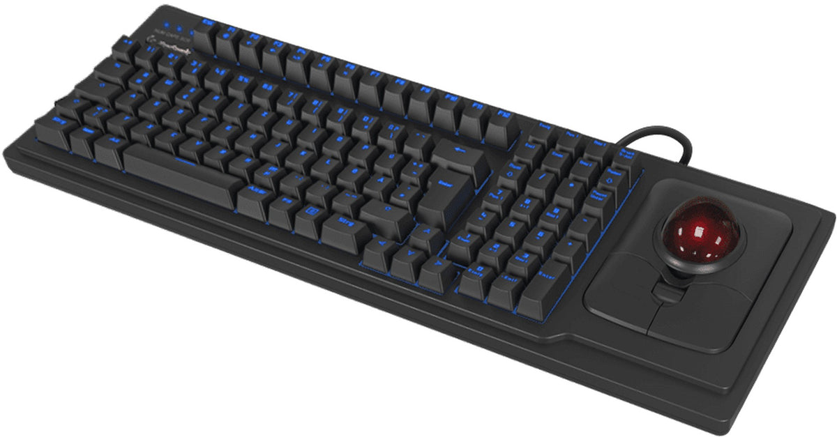 KeySonic Keyboard KSK - 8202ELU - T UK - Trackball QWERTY Kabelgebunden - QWERTY - Tastatur