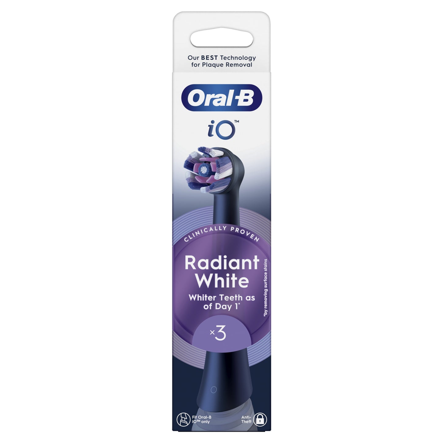 Oral - B iO Radiant White Aufsteckbürsten schwarz - Notebook