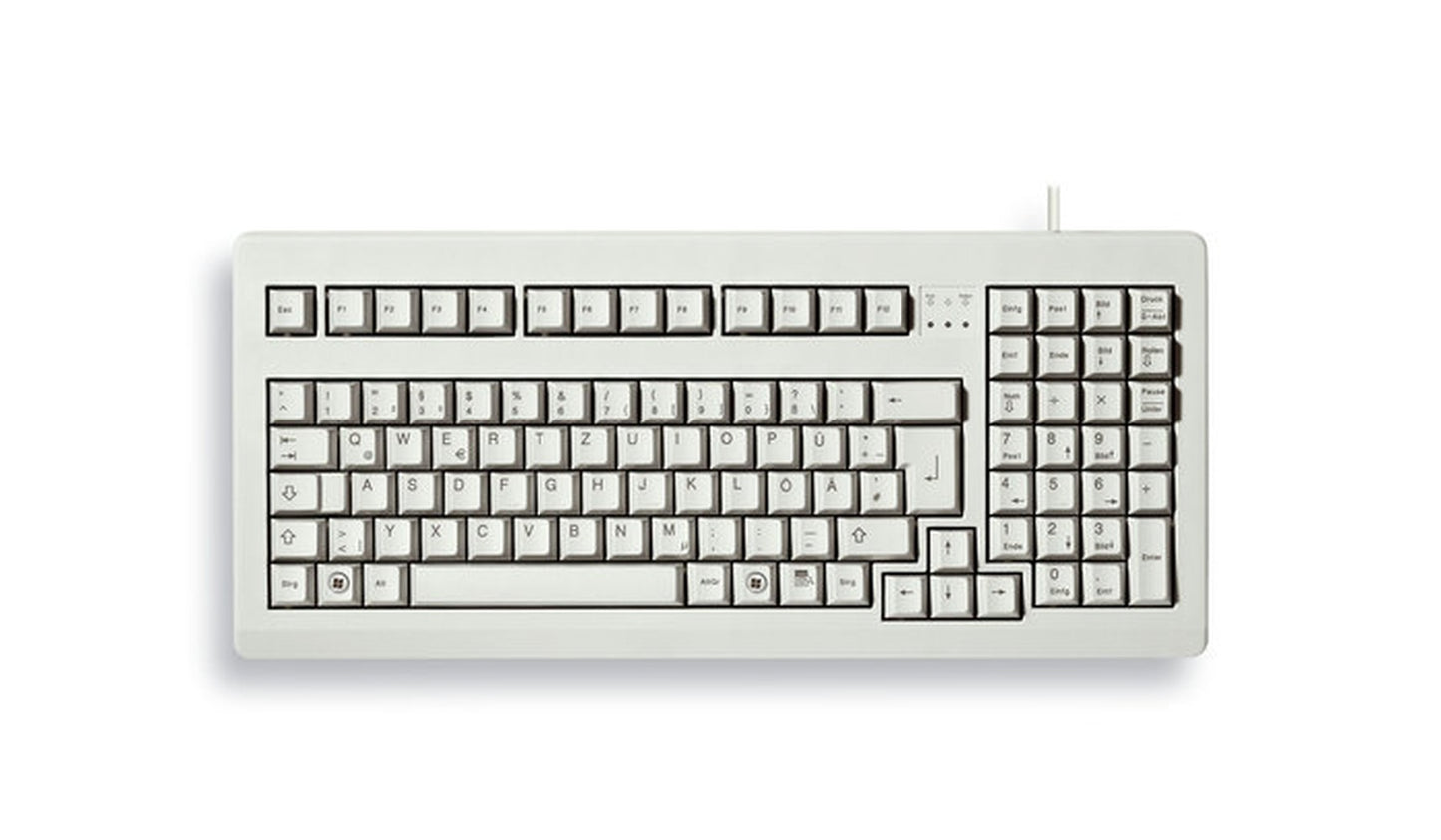 Cherry Classic Line G80 - 1800 - 105 Tasten QWERTZ - Grau - Tastatur