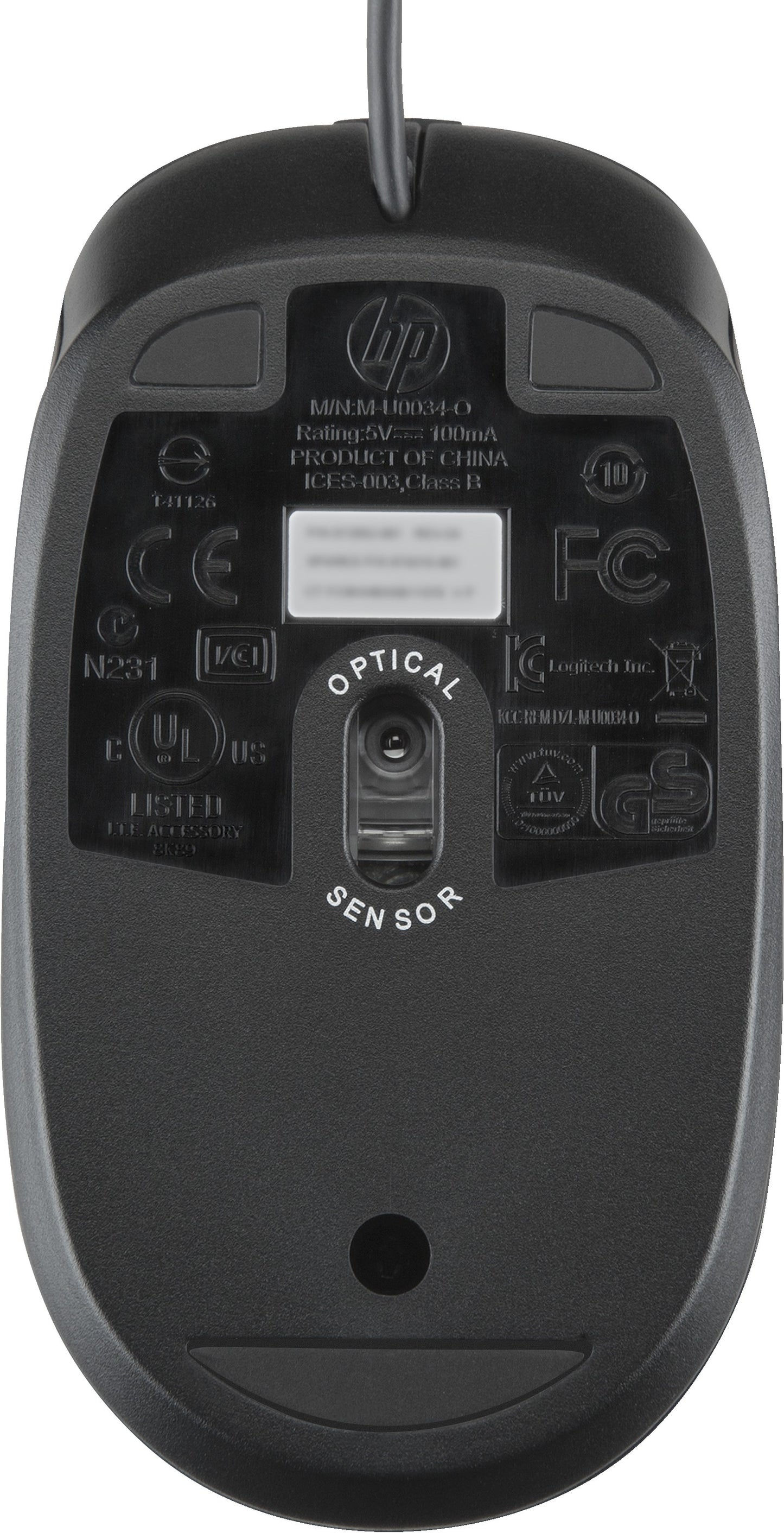 HP Optische 2,9 M USB - Optisch - USB Typ - A - Schwarz - Maus