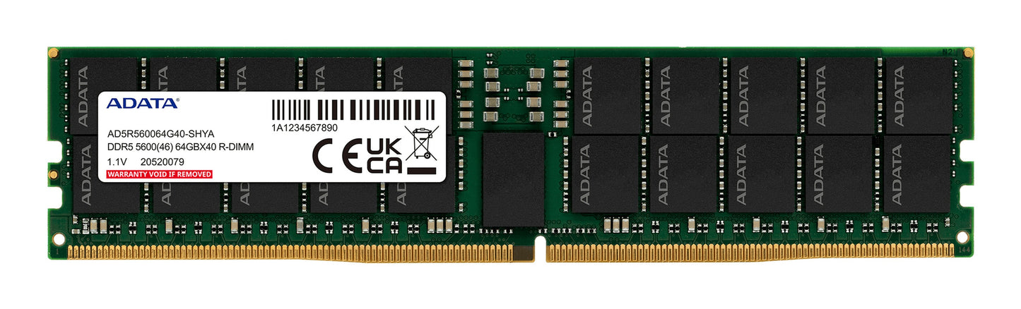 ADATA RIMM 32 GB DDR5 - 5600 (AD5R560032G20 - SHYA) - 32 GB - RDRAM - Arbeitsspeicher