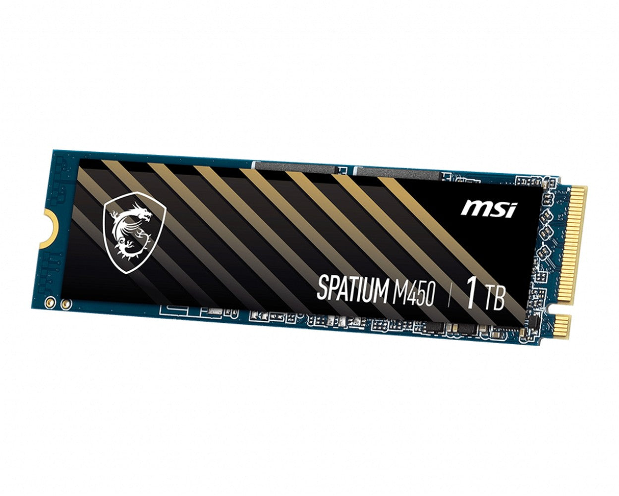 MSI SPATIUM M450 - 1 TB - intern - M.2 2280 - PCIe 4.0 x4 (NVMe) - SSD