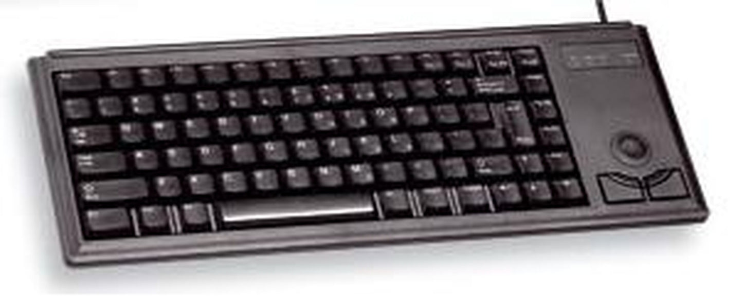 Cherry Slim Line G84 - 4420 - 500 dpi Optisch - 84 Tasten QWERTY - Schwarz - Tastatur