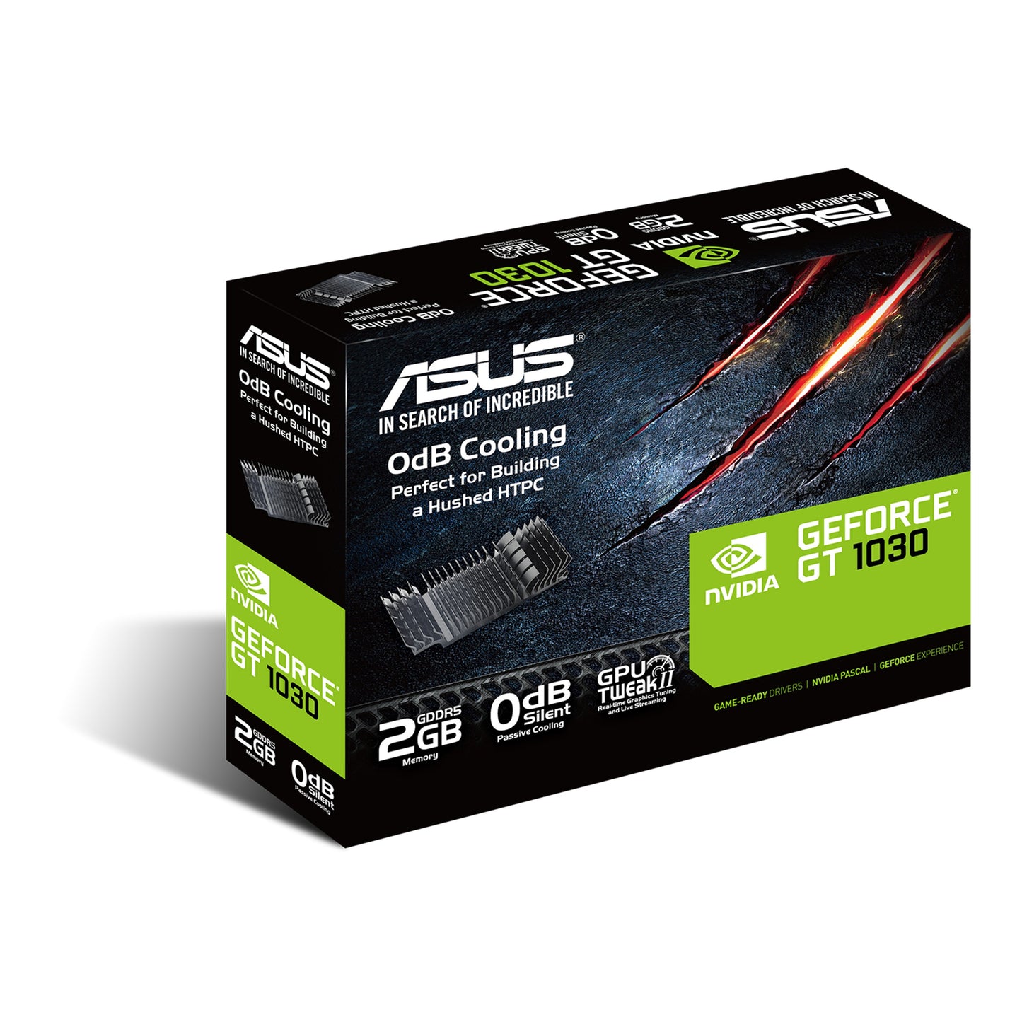 ASUS GT1030 - SL - 2G - BRK - GeForce GT 1030 - 2 GB - GDDR5 - 64 Bit - 1920 x 1200 Pixel - PCI Express 3.0 - Grafikkarte