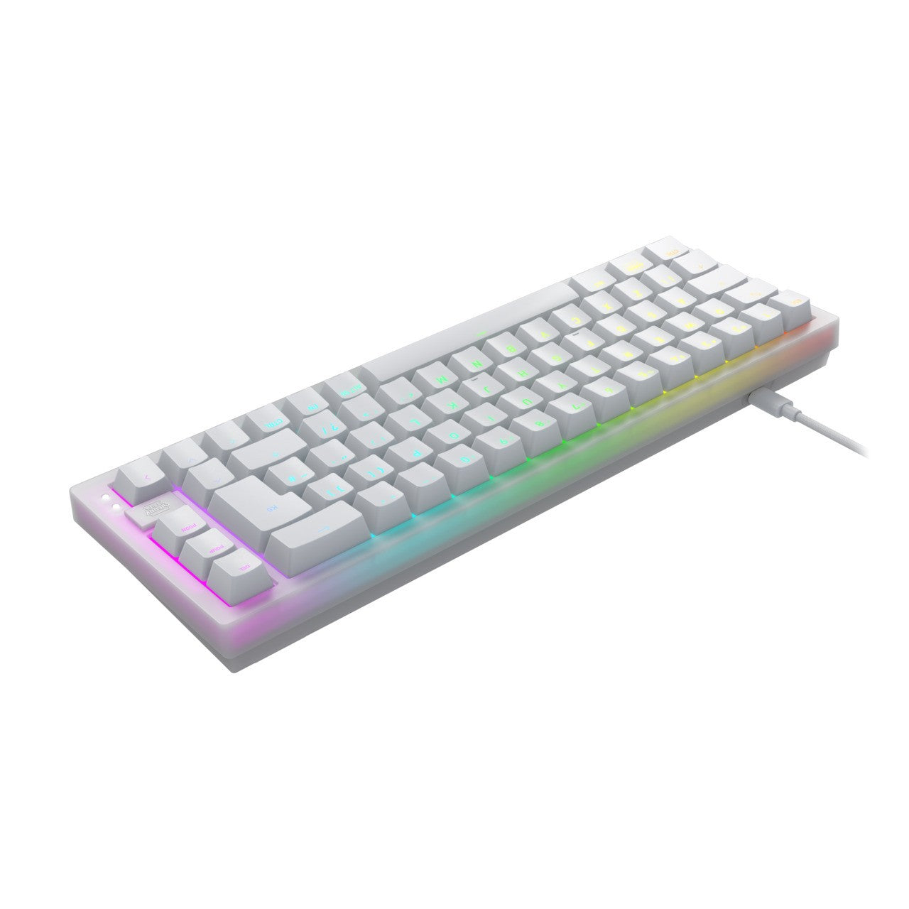 Cherry Xtrfy TAS K5V2 Corded DE - Layout weiß MX Red - QWERTZ - Tastatur