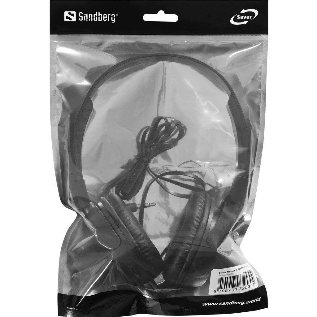 SANDBERG Saver MiniJack Headphone Travel - 20 KHz - Kopfhörer