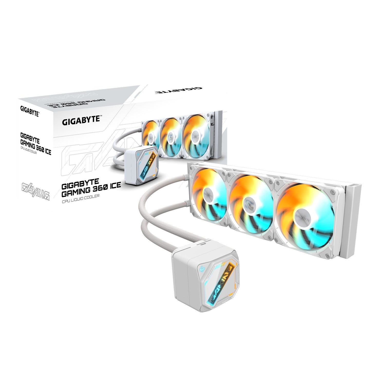 Gigabyte GME 360 ICE Wasserkühlung für AMD und Intel CPU Weiß - CPU - 35,8 dB - Kühler