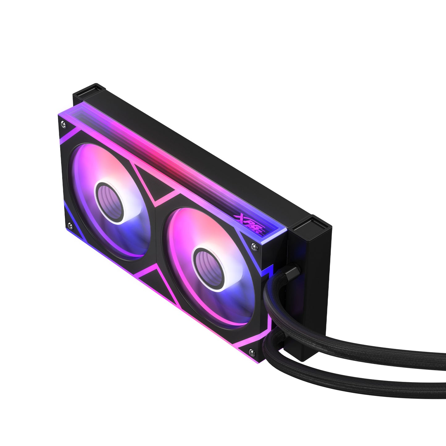 XPG WAK Levante II 240 2*120mm ARGB Fan schwarz - AMD Sockel AM4 (Ryzen) - AMD Sockel AM5 (Ryzen Zen4) - Kühler