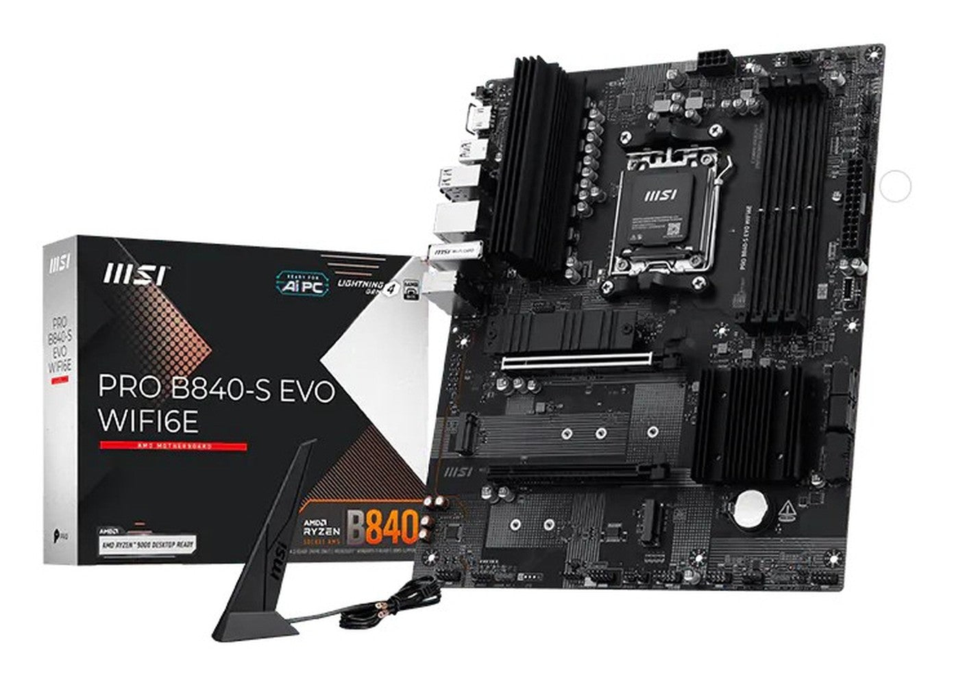 MSI PRO B840 - S EVO WIFI6E - ATX - Mainboard