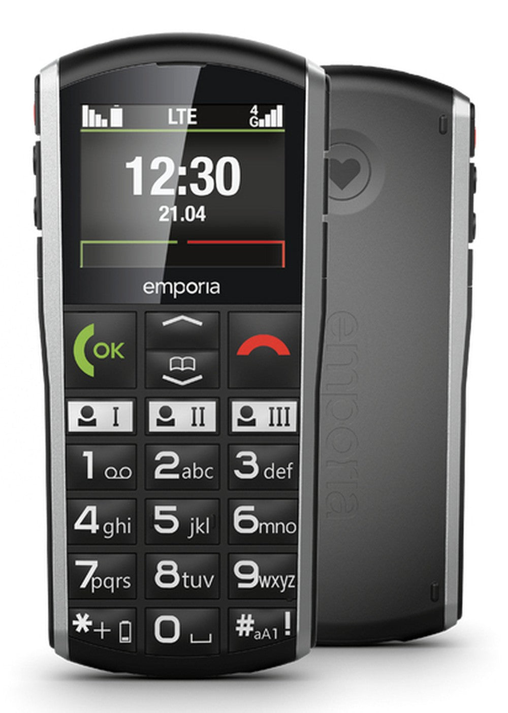 Emporia SIMPLICITY - 1.200 mAh - 5,08 cm - Mobiltelefon