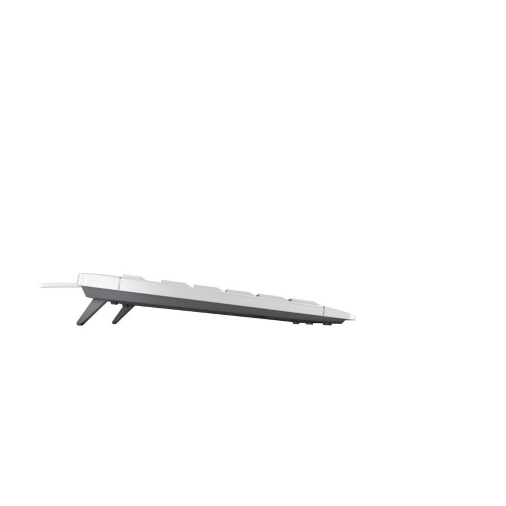 Cherry STREAM KEYBOARD TKL - Kabelgebunden - USB - Scherenschalter - QWERTZ - Weiß - Tastatur