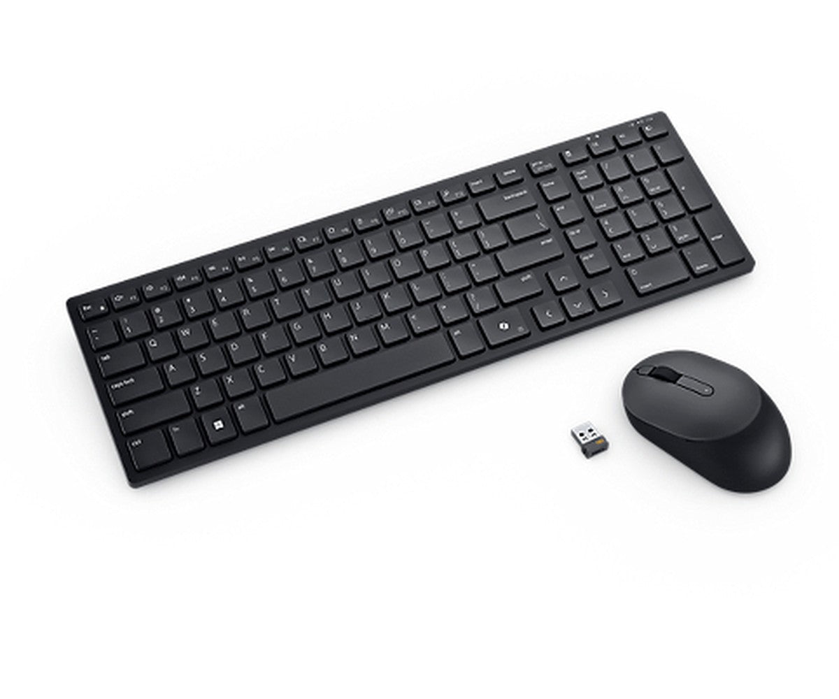 Dell Silent Keyboard and Mouse km555 Tastatur - und - Maus - Set - Optisch - Tastatur