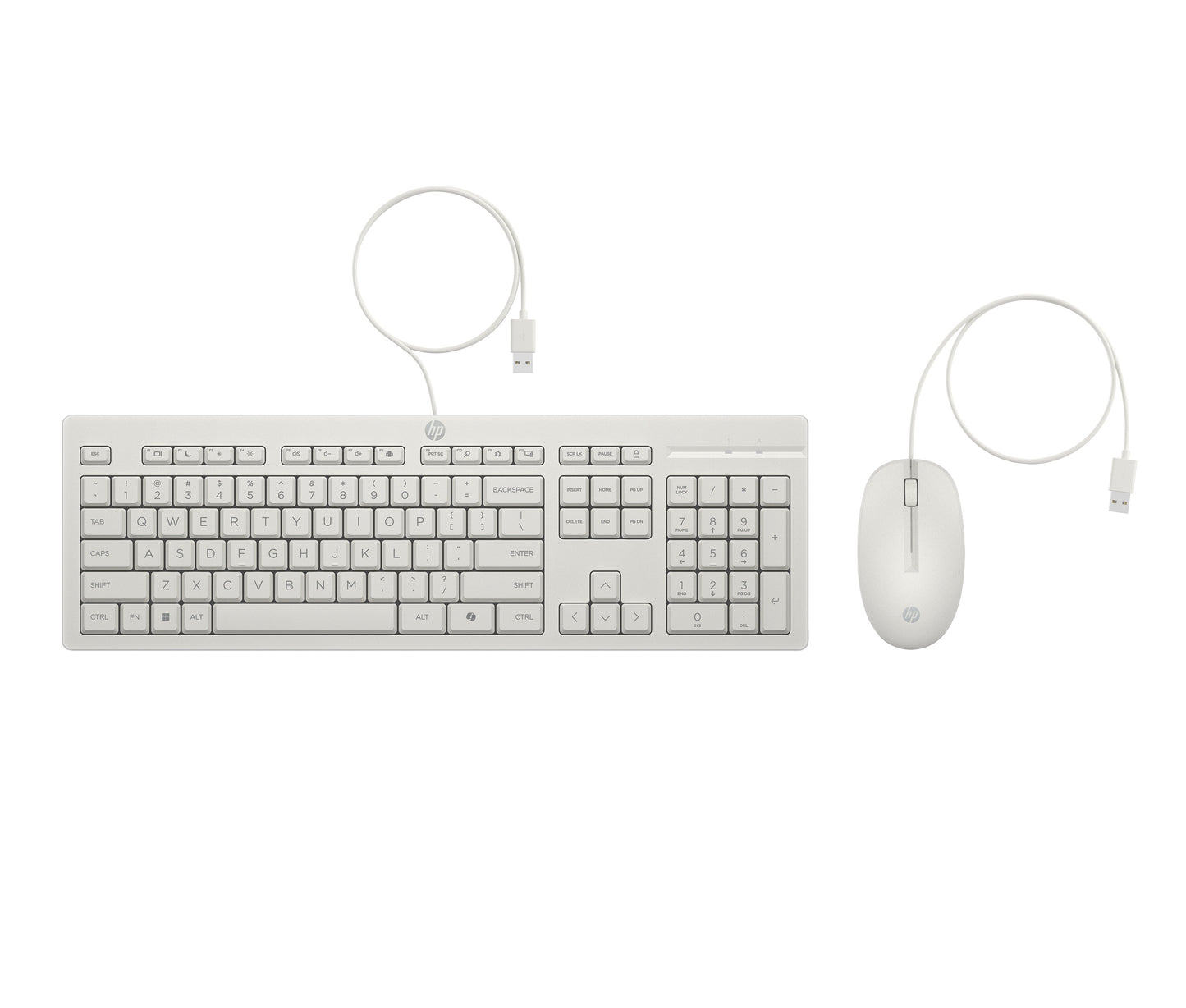 HP 225 Wired Mouse and KB G2 CWH EMEA - IN - 1.200 dpi - Maus