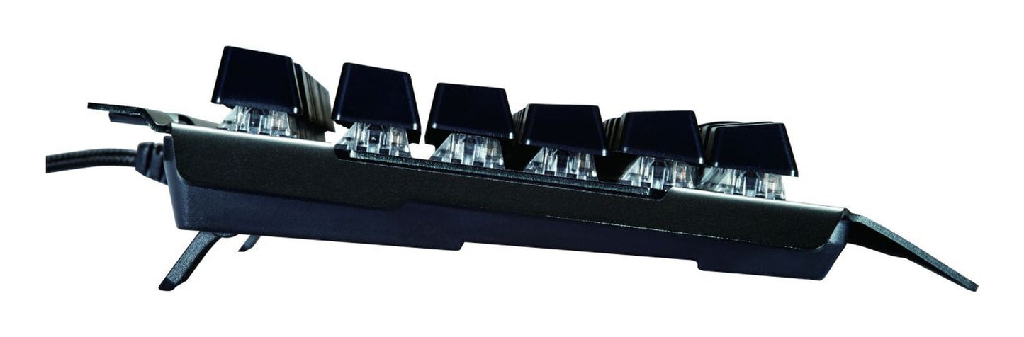 Conceptronic KRONIC - Kabelgebunden - USB - Mechanischer Switch - QWERTY - RGB - LED - Schwarz - Tastatur