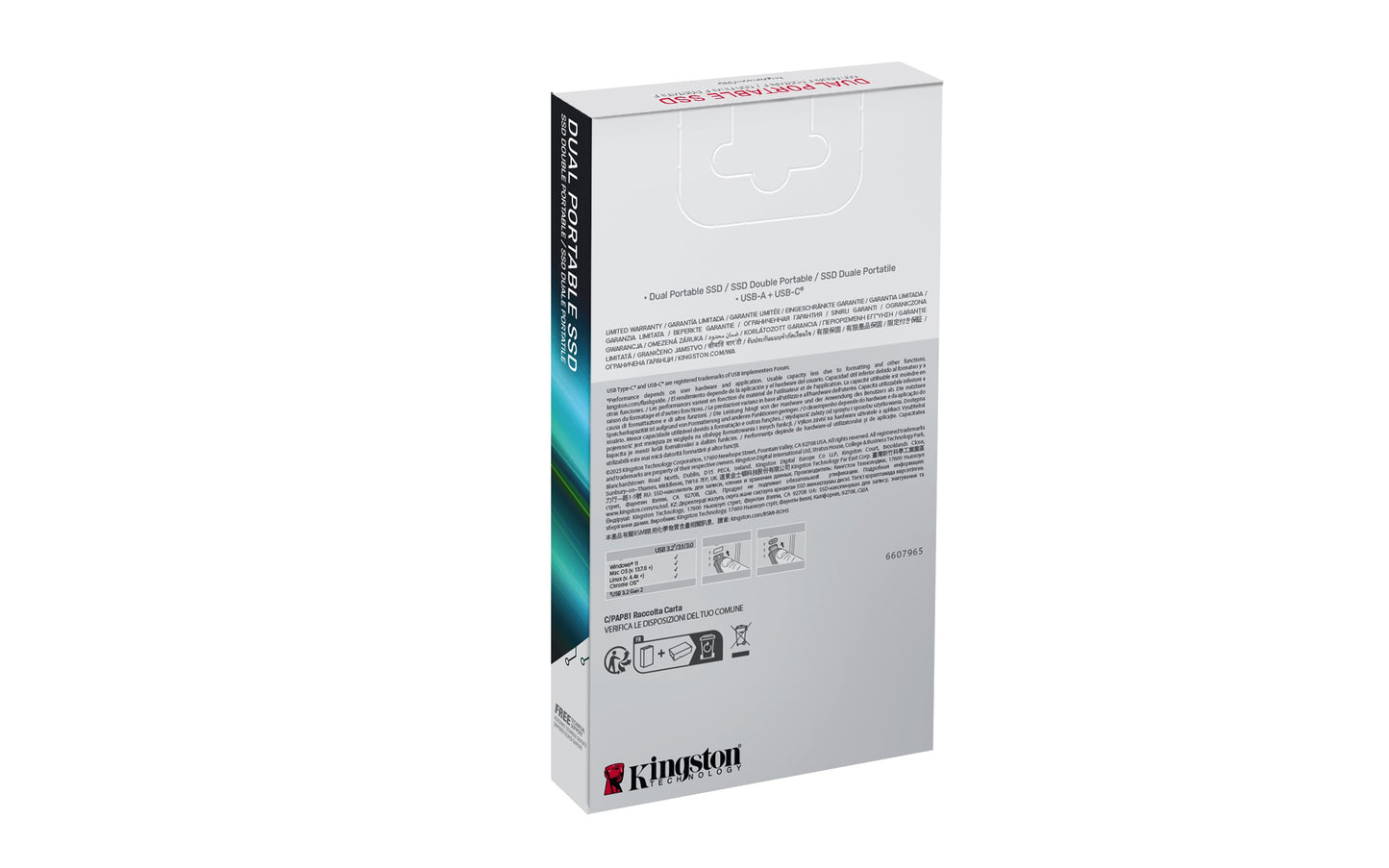 Kingston Dual Usb - A/C Portable Ssd - SSD