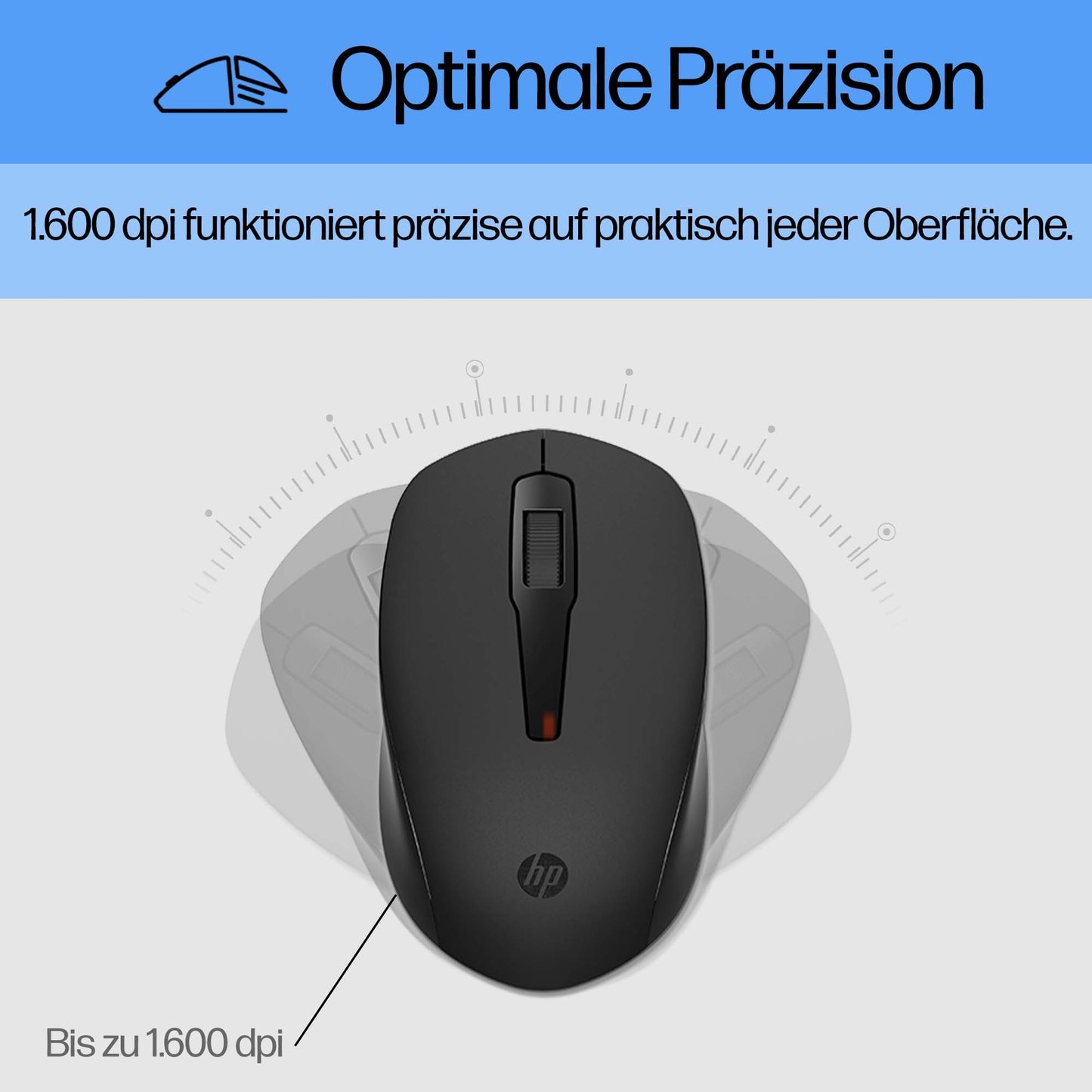 HP 150 Kabelgebundene Tastatur und Maus - 1.600 dpi - Tastatur