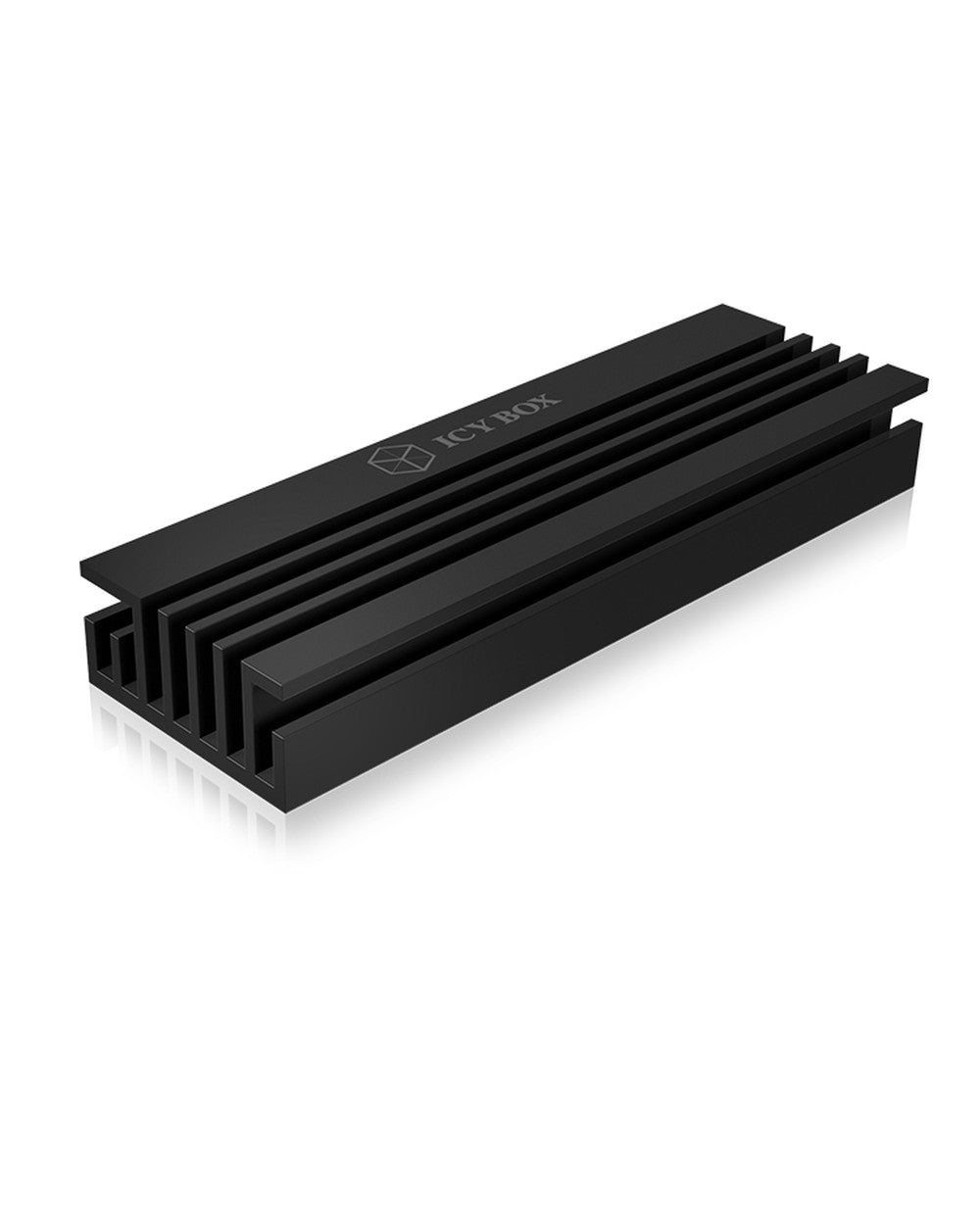 ICY BOX IB - M2HS - 70set für M.2 2280 SSD - Aluminium - 10 mm dick/Radiator - Schwarz - Kühler