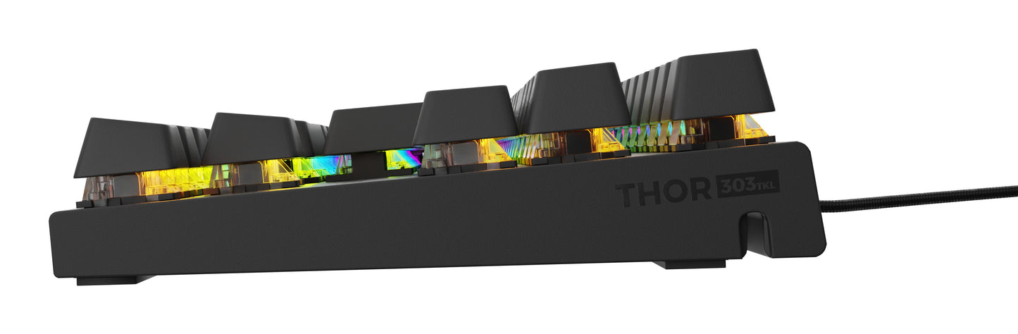 natec Gaming Tastatur Thor 303 TKL brown kabelgeb. DE - Tastatur