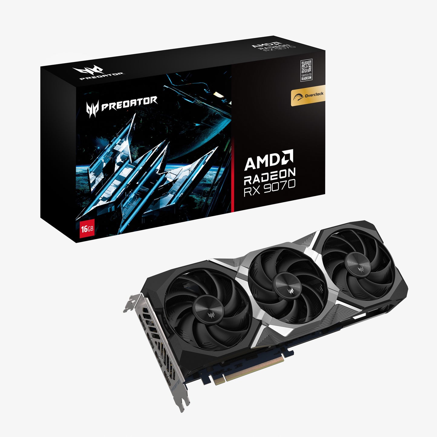 Acer Predator BiFrost Radeon Rx 9070 Oc - PCI - Grafikkarte