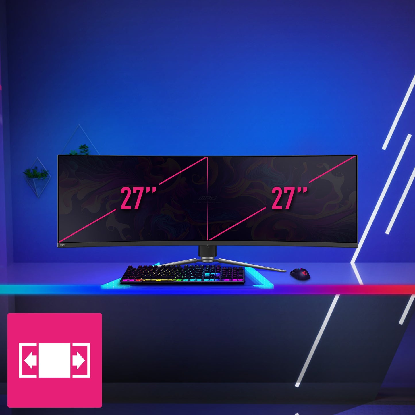 MSI MPG 491CQPDE QD - OLED Gaming - 124,5 cm - Monitor