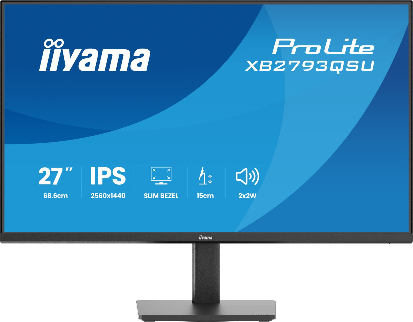 Iiyama XB2793QSU - B1/27'' QHD IPS - 68,6 cm - Monitor