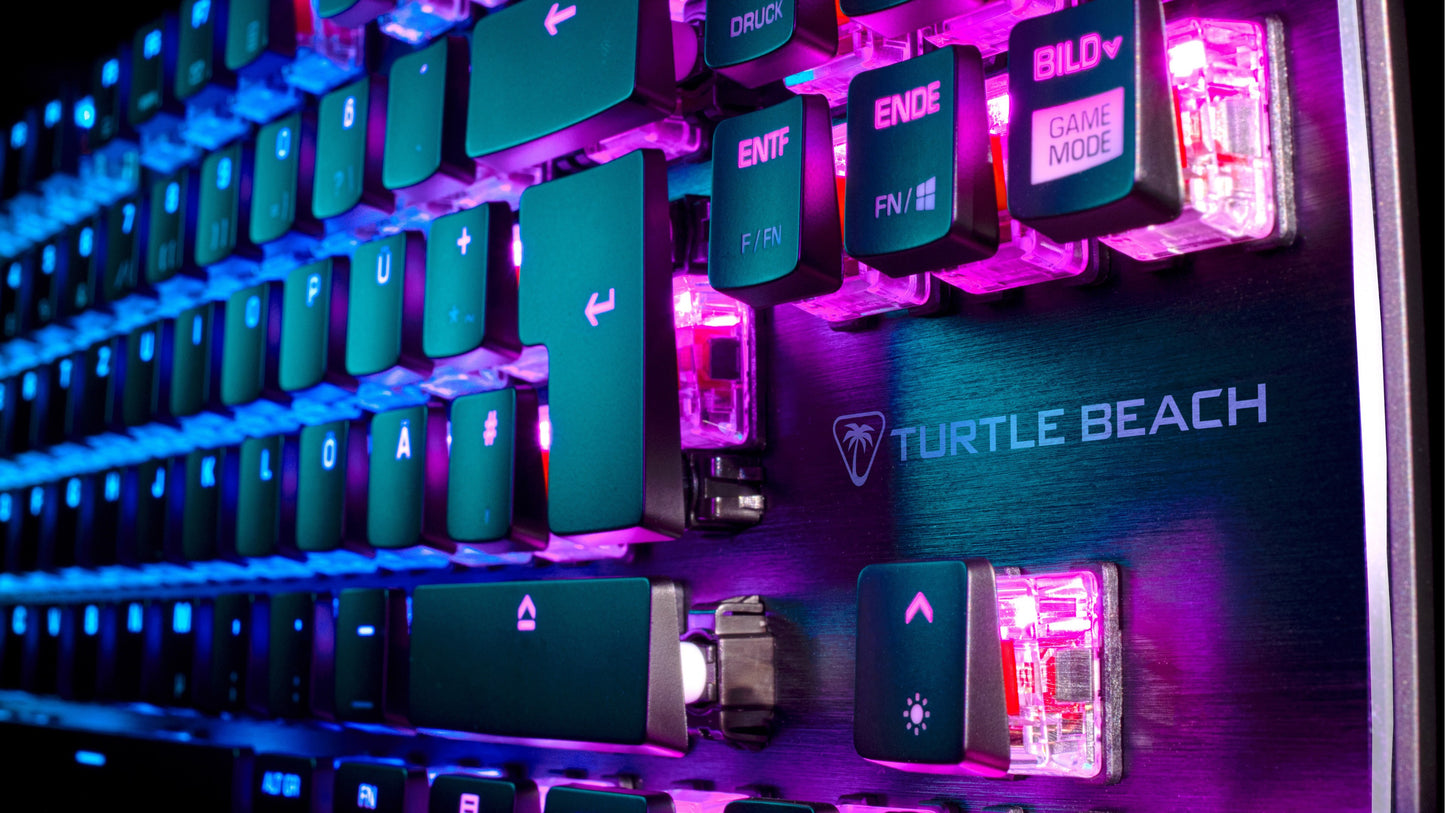 Turtle Beach Vulcan Tkl AIMO Gaming Red Switch - QWERTZ - Tastatur