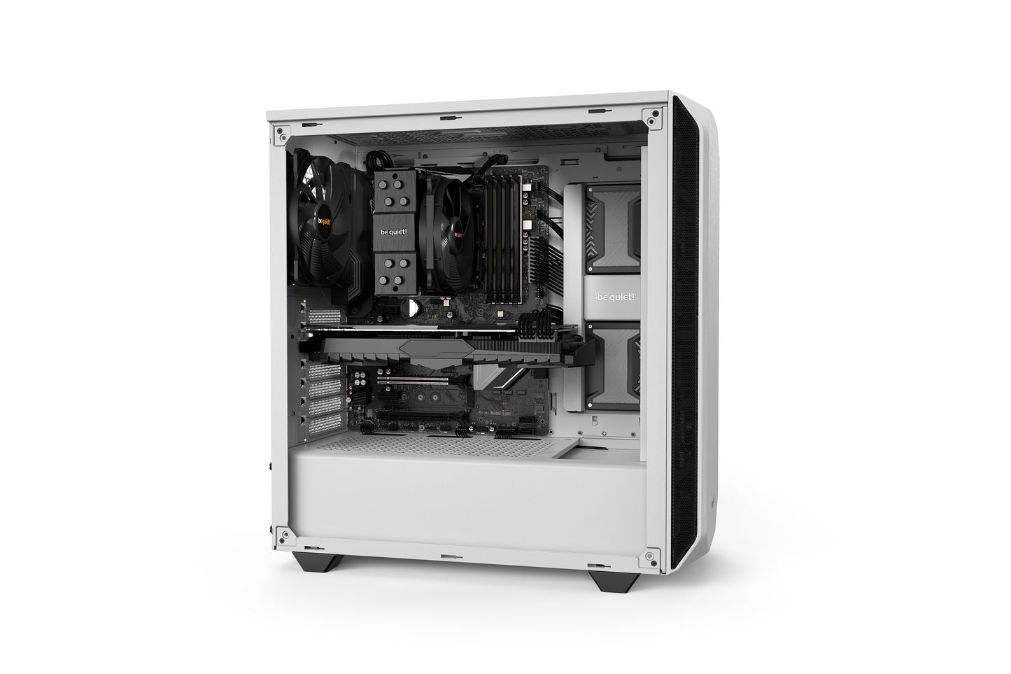 Be Quiet! BG035 - Midi Tower - PC - Weiß - ATX - Mini - ATX - Mini - ITX - ABS Synthetik - Stahl - 19 cm - Gehäuse