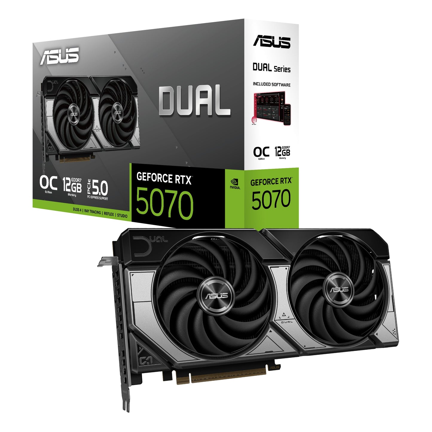 ASUS Dual GeForce Rtx 5070 Gddr7 OC - PCI - Grafikkarte