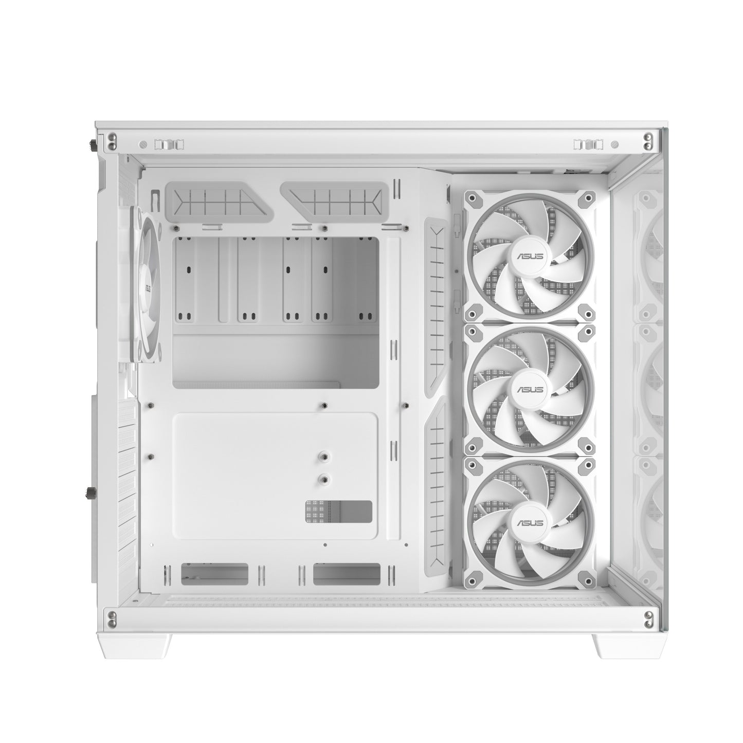 ASUS A32 PLUS TG ARGB ATX Midi - Tower Gaming Gehäuse Weiß - ATX - Gehäuse