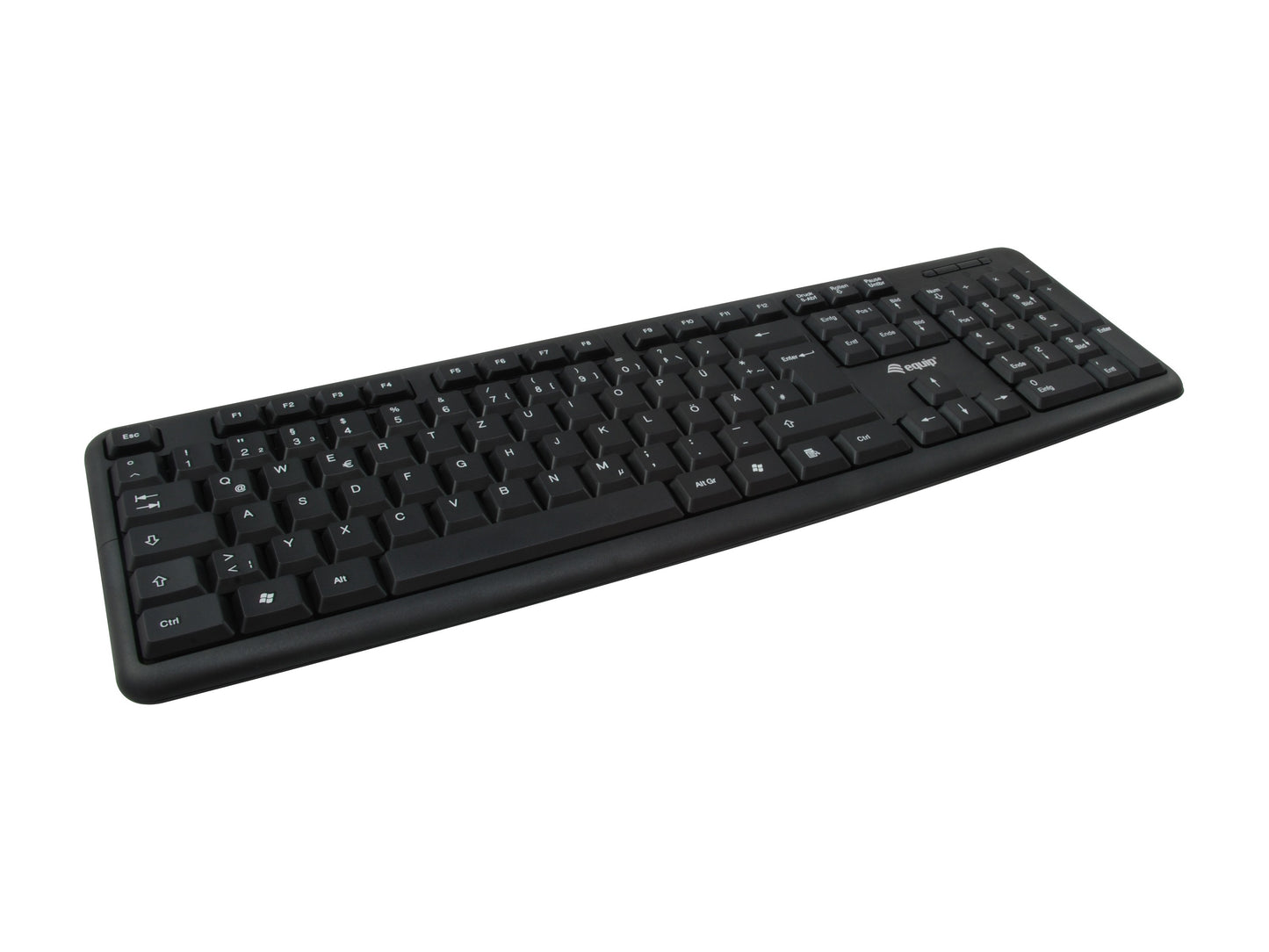 Equip 245200 - Volle Größe (100%) - Kabelgebunden - USB - QWERTZ - Schwarz - Maus enthalten - Tastatur