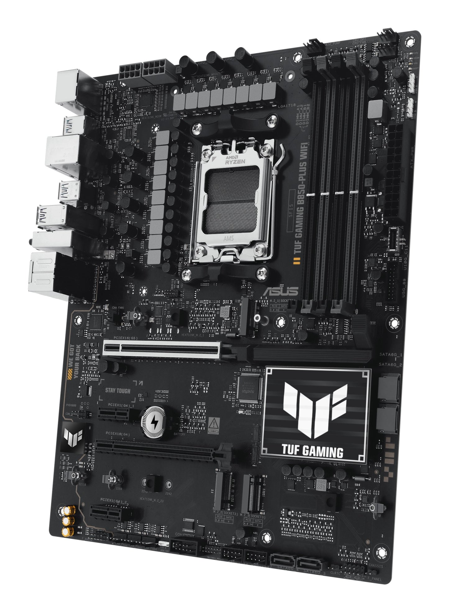 ASUS TUF GAMING B850 - PLUS WIFI - Motherboard - ATX - Socket AM5 - AMD B850 Chips... - AMD Sockel AM5 (Ryzen Zen4) - Mainboard