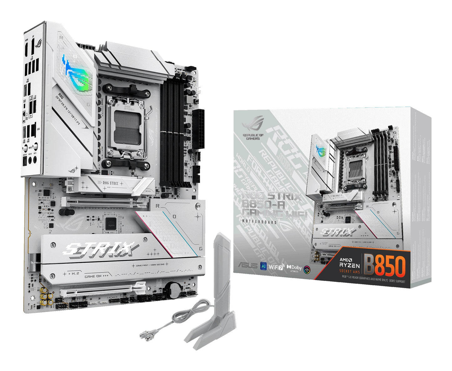 ASUS ROG STRIX B850 - A GAMING WIFI - Motherboard - ATX - Socket AM5 - AMD B850 Ch... - AMD Sockel AM5 (Ryzen Zen4) - Mainboard